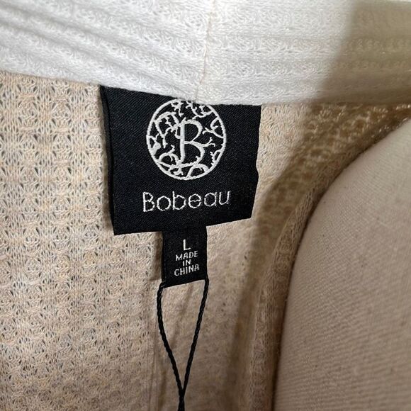 Bobeau Knitted Sweater Open Front Women's Cardigan Size Large - Picture 9 of 9